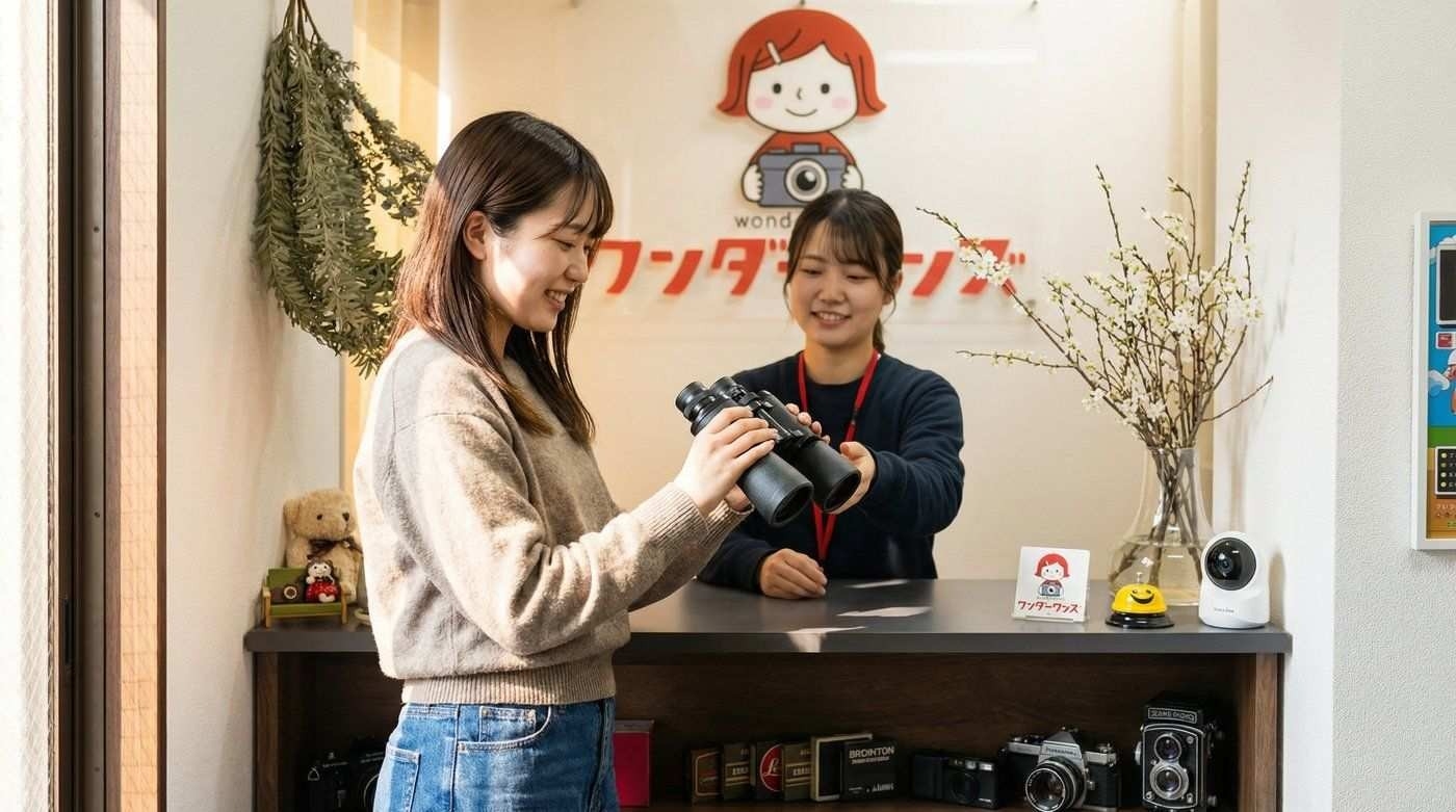 実店舗でスタッフが商品を直接お渡しする様子