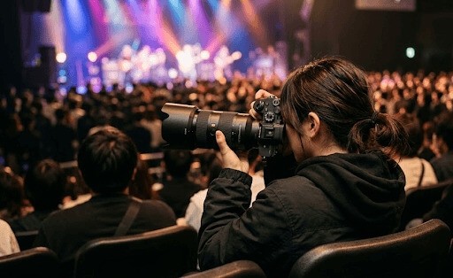 ライブ写真の撮り方【初心者向け】推しがブレない設定・機材・レンズを会場別に解説