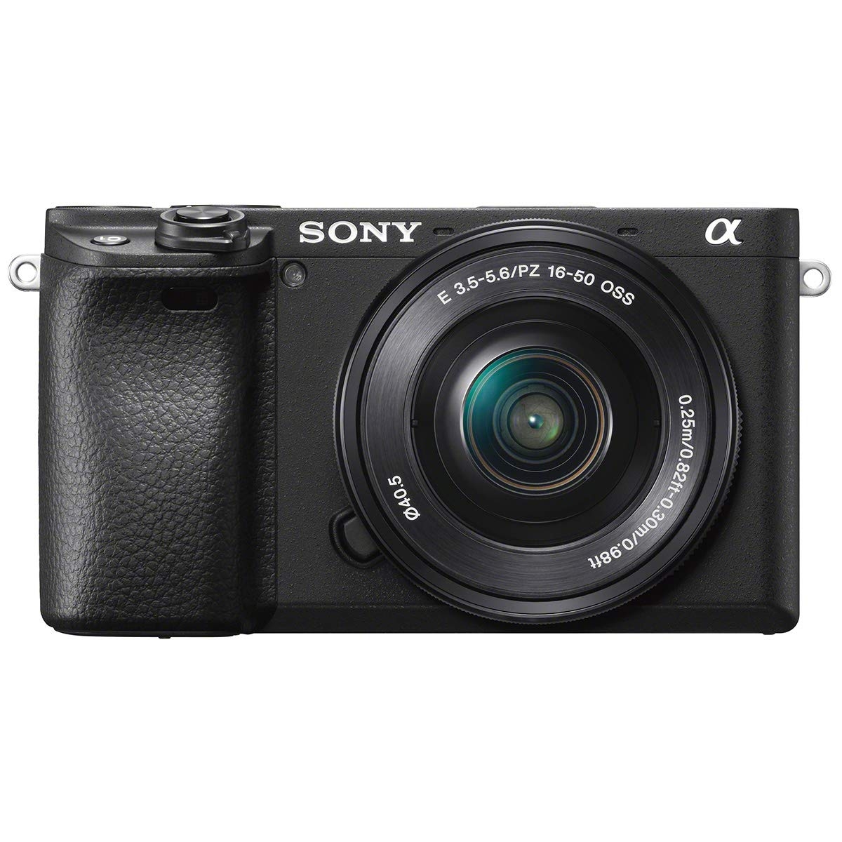 SONY α6400 パワーズームレンズキット ミラーレス一眼　真正面