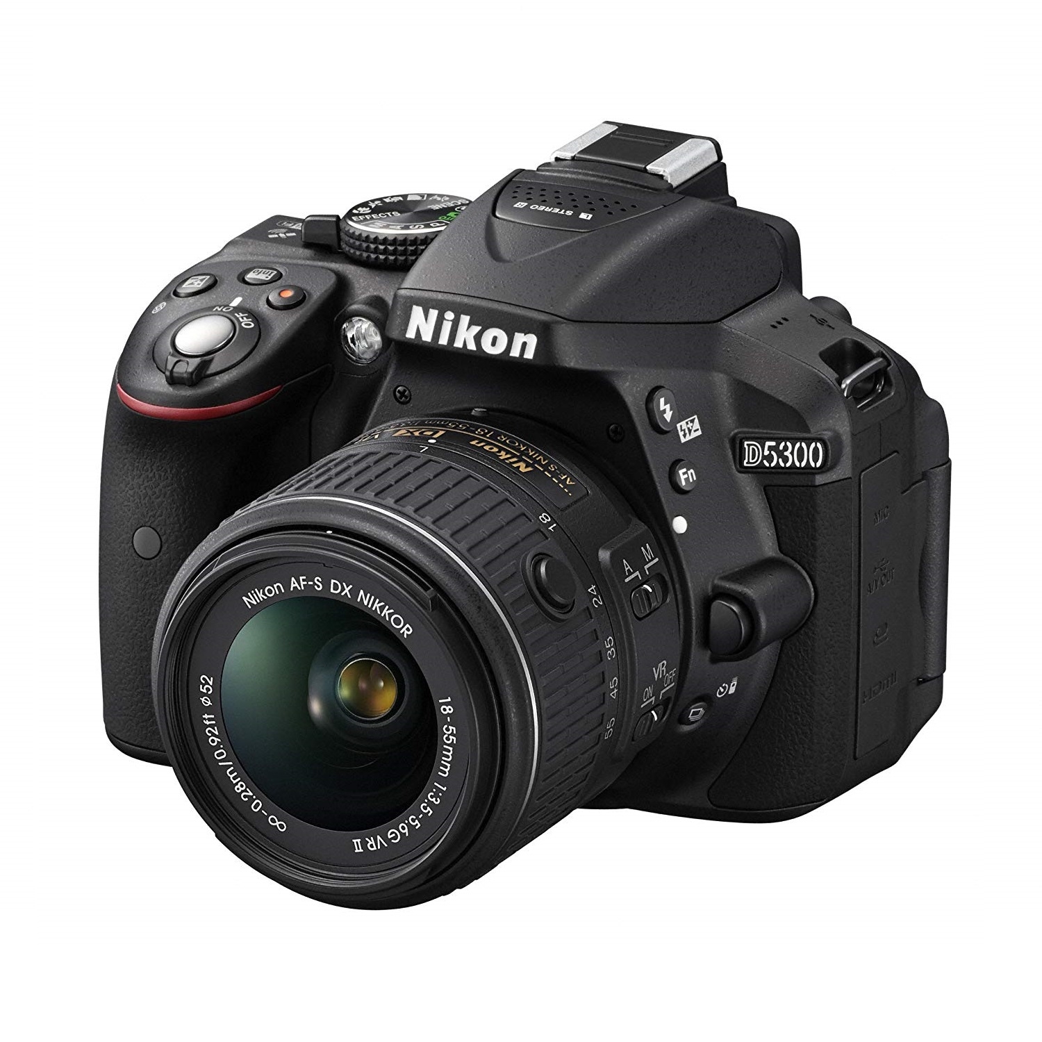 NIKON D5300 18-55 VR IIレンズキット 一眼レフ　正面斜め