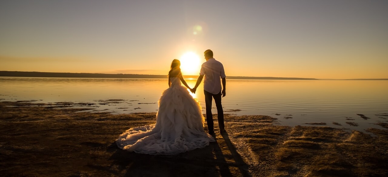 結婚式の写真