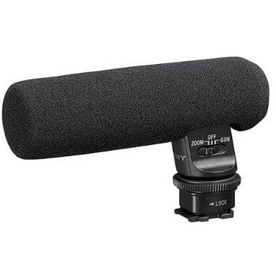 あらこ⭐SONY⭐ECM-GZ1M マイク⭐収納袋付き SONY（ソニー）ガンズームマイクロホン ECM-GZ1M 外付けマイク
