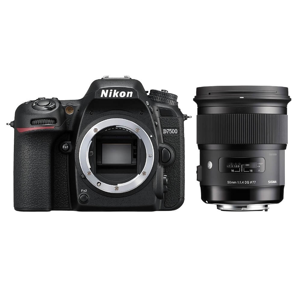 Nikon（ニコン）D7500 + SIGMA 50mm F1.4【ポートレートセット