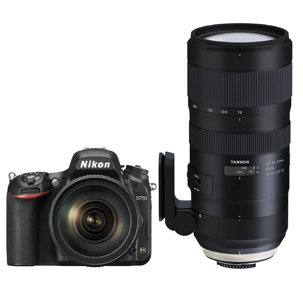 Nikon - ニコンD750 タムロン　24-70 70-200 100-400セット 極上品 Nikon D750 Tamron レンズ付 Nikon D750 デジタル一眼