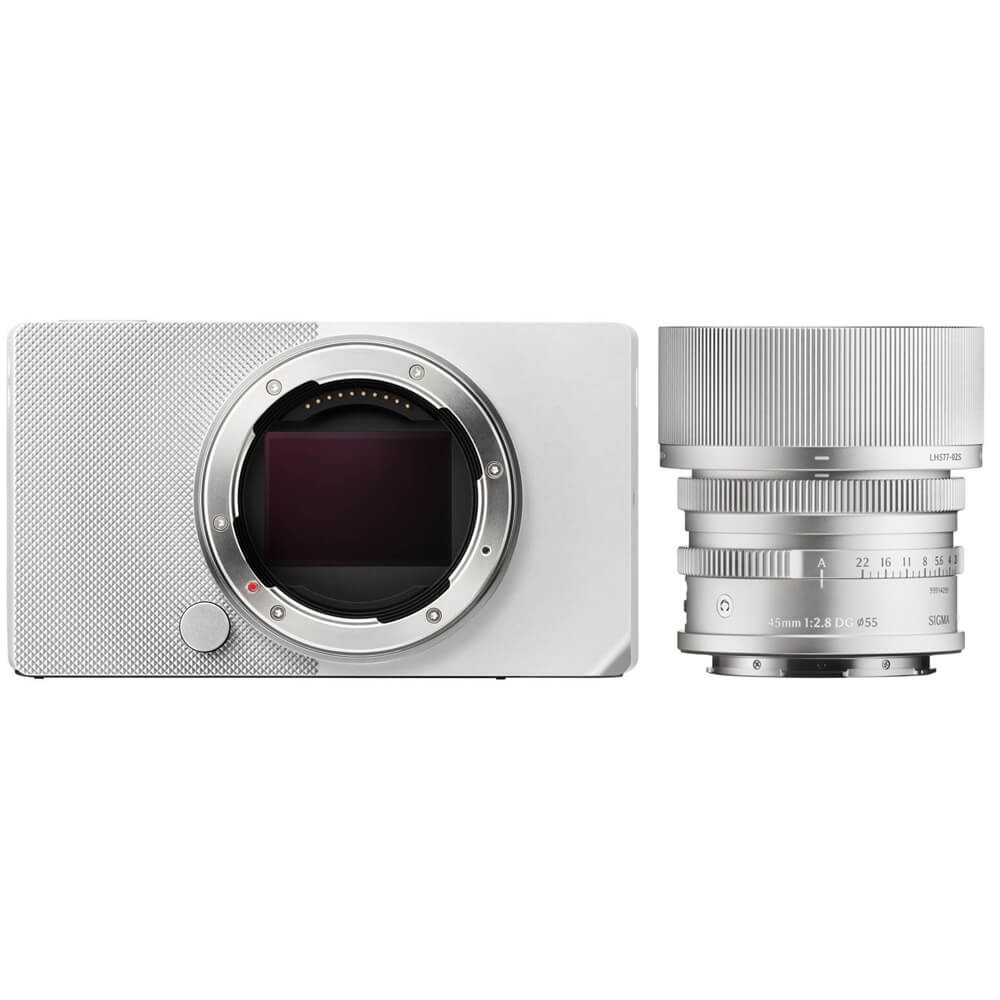 シグマ BF シルバー ボディ＆レンズ 45mm F2.8 DG シルバー