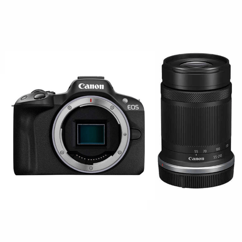 【2点セット】Canon 55-210mm、Canon RF50mm Canon（キヤノン）EOS R50 ＋ RF-S 55-210mm F5-7.1【近くも遠くも撮影