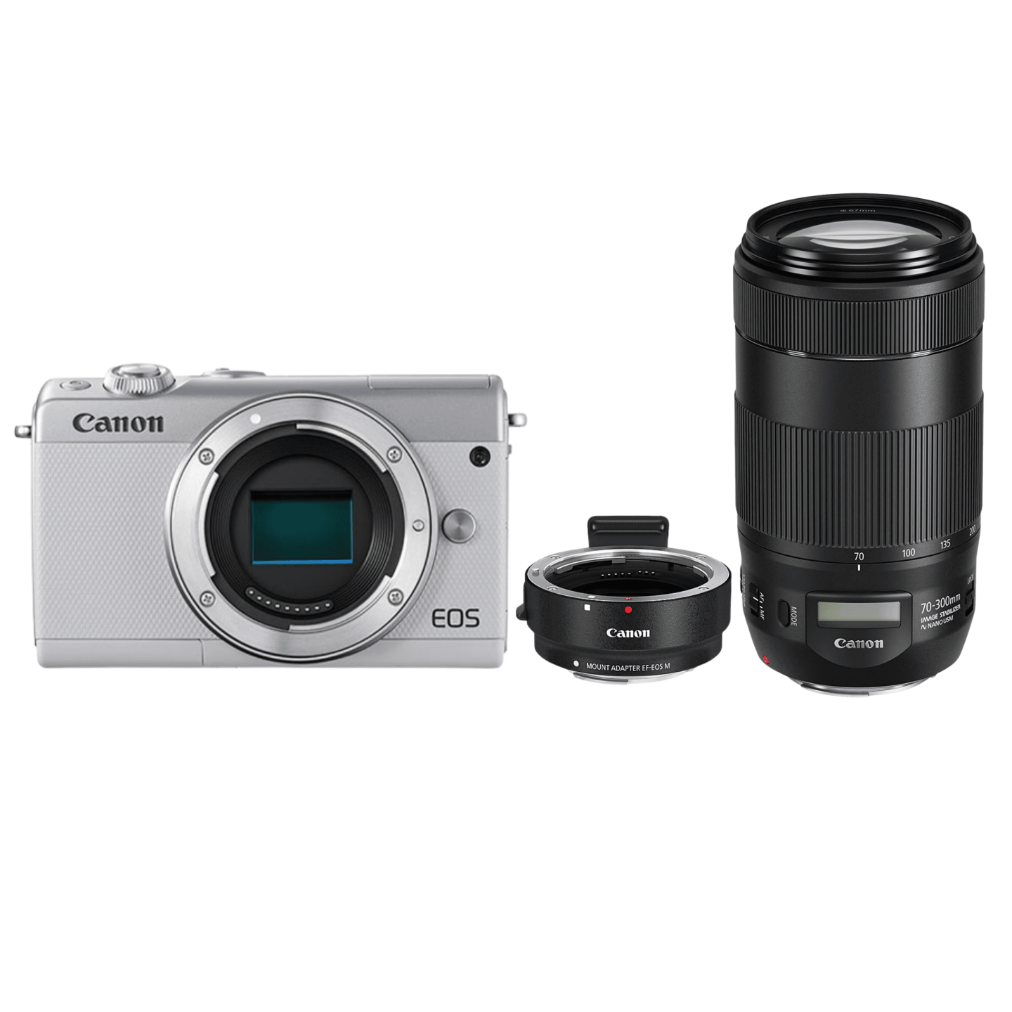 Canon（キヤノン）EOS M100 + EF 70-300mm F4-5.6 IS II USM + EF-EOSM
