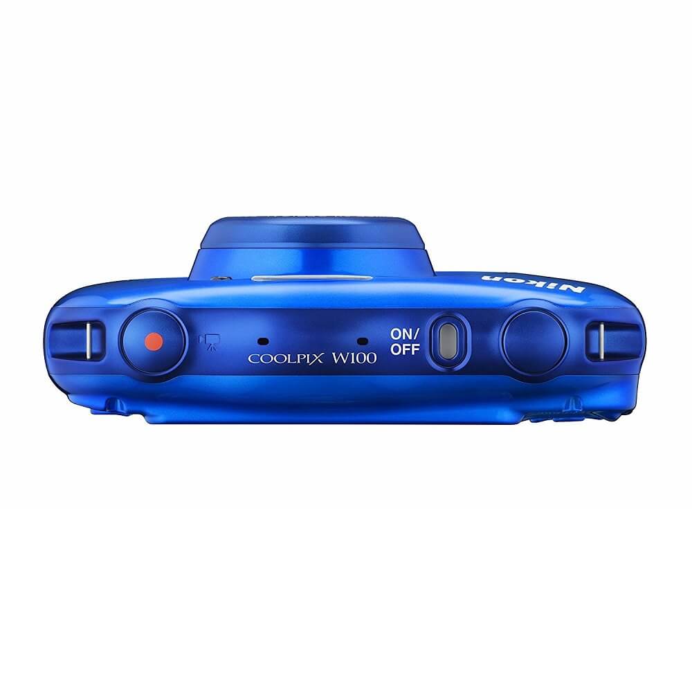 ニコンNikon COOLPIX W100 BLUE デジタルカメラ 防水 - デジタルカメラ