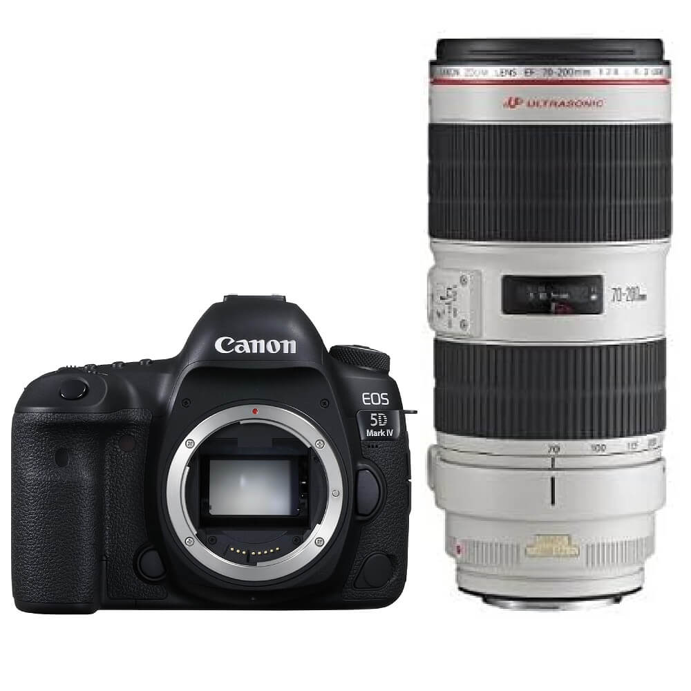 Canon EOS 5D Mark IV + EF 70-200mm F2.8L IS II USM【望遠セット 