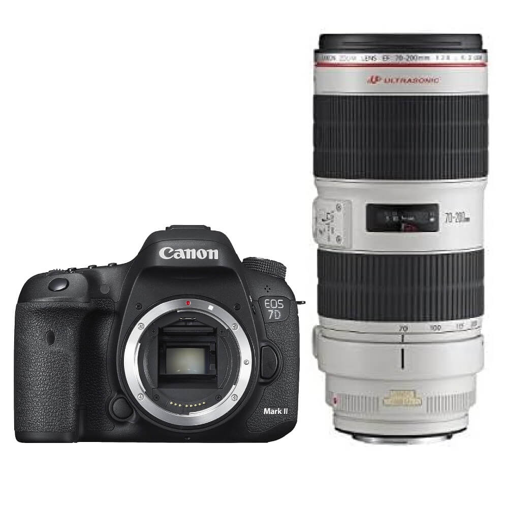 Canon EOS 7D MarkII + EF 70-200mm F2.8L IS II USM【望遠セット 